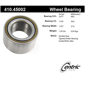 Centric Premium™ Wheel Bearing for Ford EXP - 410.45002