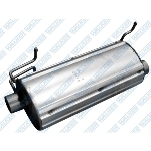 Walker Quiet Flow Stainless Steel Oval Aluminized Exhaust Muffler for Ford F-350 Super Duty - 21406