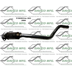 Davico Direct Fit Catalytic Converter and Pipe Assembly for Lincoln - 19064