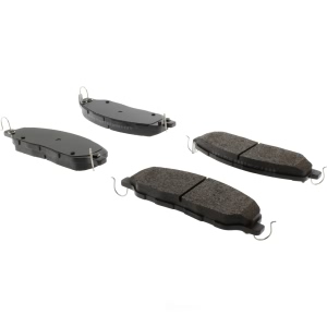 Centric Posi Quiet™ Extended Wear Semi-Metallic Front Disc Brake Pads for 2011 Ford Mustang - 106.14630