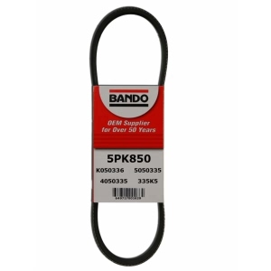 BANDO Rib Ace™ V-Ribbed Serpentine Belt for Mercury Villager - 5PK850