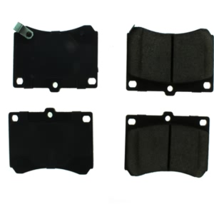 Centric Posi Quiet™ Extended Wear Semi-Metallic Front Disc Brake Pads for 1997 Ford Escort - 106.04730