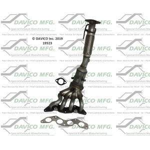 Davico Exhaust Manifold with Integrated Catalytic Converter for Ford Focus - 19523