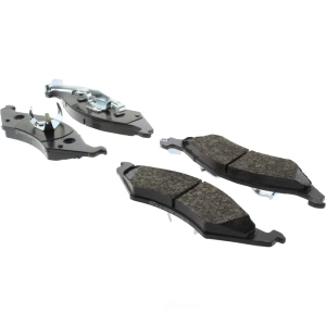 Centric Posi Quiet™ Extended Wear Semi-Metallic Front Disc Brake Pads for 1991 Ford Taurus - 106.03240