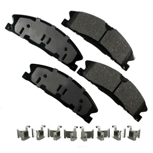 Akebono Pro-ACT™ Ultra-Premium Ceramic Front Disc Brake Pads for 2014 Ford Flex - ACT1611