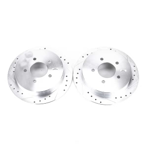 Power Stop PowerStop Evolution Performance Drilled, Slotted& Plated Brake Rotor Pair for Lincoln Navigator - AR8582XPR