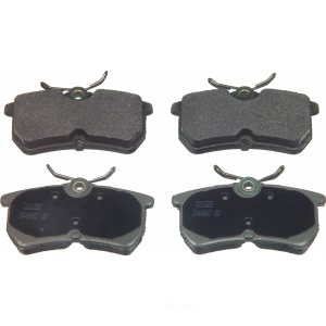 Wagner Thermoquiet Semi Metallic Rear Disc Brake Pads for 2000 Ford Focus - MX886