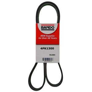 BANDO Rib Ace™ V-Ribbed OEM Quality Serpentine Belt for Ford EcoSport - 4PK1300