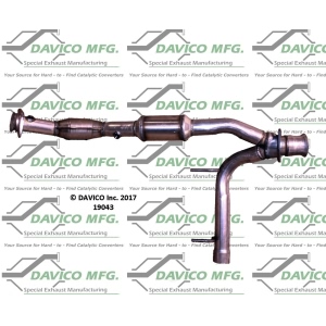 Davico Direct Fit Catalytic Converter and Pipe Assembly for Ford Expedition - 19043