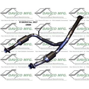 Davico Direct Fit Catalytic Converter and Pipe Assembly for Mercury Mountaineer - 19084