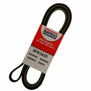BANDO Rib Ace™ V-Ribbed OEM Quality Serpentine Belt for Mercury Monterey - 6PK2425