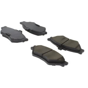 Centric Posi Quiet™ Extended Wear Semi-Metallic Front Disc Brake Pads for 1995 Lincoln Town Car - 106.06780