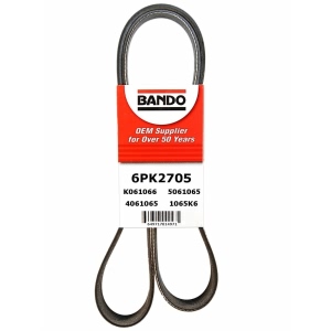 BANDO Rib Ace™ V-Ribbed Serpentine Belt for Ford Aerostar - 6PK2705