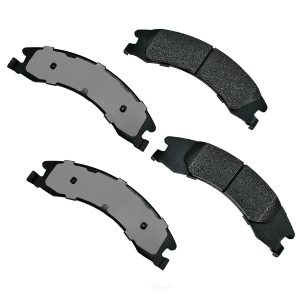 Akebono Pro-ACT™ Ultra-Premium Ceramic Rear Disc Brake Pads for 2009 Ford E-150 - ACT1329