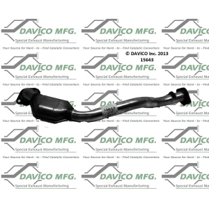 Davico Direct Fit Catalytic Converter and Pipe Assembly for Mercury Mountaineer - 15643