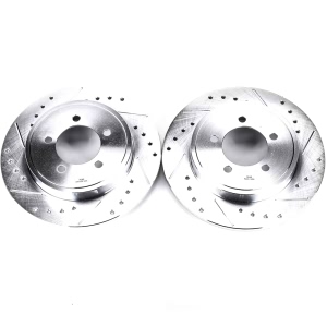 Power Stop PowerStop Evolution Performance Drilled, Slotted& Plated Brake Rotor Pair for Ford Explorer Sport Trac - AR8587XPR