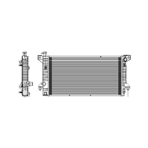 TYC Engine Coolant Radiator for Lincoln Navigator - 13099
