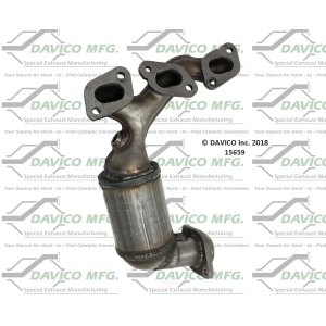 Davico Exhaust Manifold with Integrated Catalytic Converter for Mercury Mariner - 15659