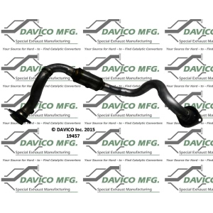 Davico Direct Fit Catalytic Converter and Pipe Assembly for Ford F-250 Super Duty - 19457