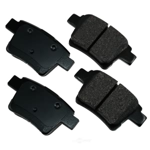 Akebono Pro-ACT™ Ultra-Premium Ceramic Rear Disc Brake Pads for 2007 Ford Freestyle - ACT1071