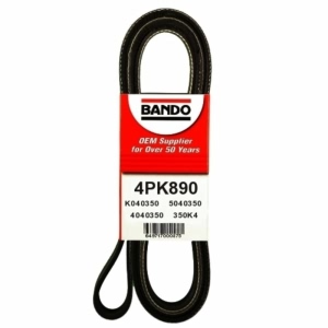 BANDO Rib Ace™ V-Ribbed Serpentine Belt for Mercury Tracer - 4PK890