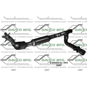 Davico Direct Fit Catalytic Converter and Pipe Assembly for Lincoln Blackwood - 19387