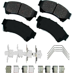 Akebono Pro-ACT™ Ultra-Premium Ceramic Front Disc Brake Pads for Lincoln MKZ - ACT1164