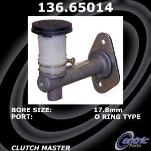 Centric Premium Clutch Master Cylinder for Ford Bronco - 136.65014