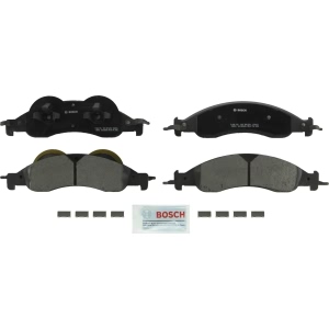 Bosch QuietCast™ Premium Organic Front Disc Brake Pads for 2009 Ford Expedition - BP1278