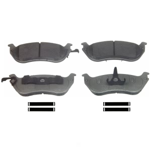 Wagner ThermoQuiet Semi-Metallic Disc Brake Pad Set for 1999 Ford Crown Victoria - MX674