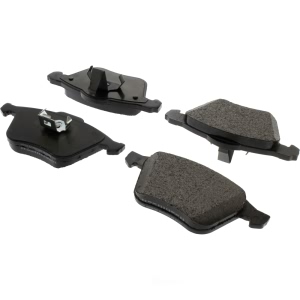 Centric Posi Quiet™ Extended Wear Semi-Metallic Front Disc Brake Pads for 2010 Ford Focus - 106.09790