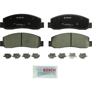 Bosch QuietCast™ Premium Ceramic Front Disc Brake Pads for 2005 Ford F-350 Super Duty - BC1069
