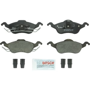 Bosch QuietCast™ Premium Organic Front Disc Brake Pads for 2000 Ford Focus - BP816