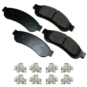 Akebono Pro-ACT™ Ultra-Premium Ceramic Rear Disc Brake Pads for 2008 Ford F-350 Super Duty - ACT1334A