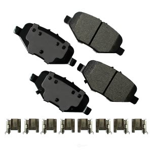 Akebono Pro-ACT™ Ultra-Premium Ceramic Rear Disc Brake Pads for 2014 Lincoln MKS - ACT1612