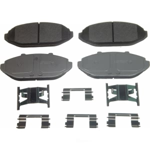 Wagner ThermoQuiet Semi-Metallic Disc Brake Pad Set for 2001 Ford Crown Victoria - MX748