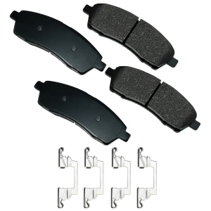 Akebono Pro-ACT™ Ultra-Premium Ceramic Rear Disc Brake Pads for 2004 Ford F-350 Super Duty - ACT757