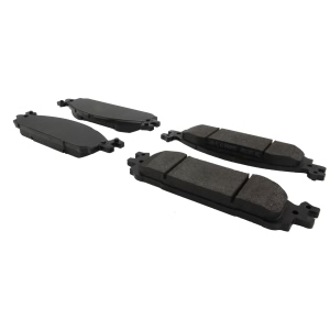 Centric Posi Quiet™ Extended Wear Semi-Metallic Front Disc Brake Pads for Ford Taurus - 106.15080