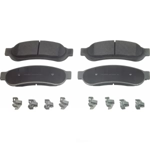 Wagner Thermoquiet Semi Metallic Rear Disc Brake Pads for 2008 Ford F-350 Super Duty - MX1067