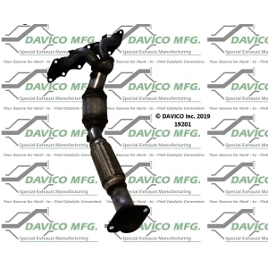 Davico Exhaust Manifold with Integrated Catalytic Converter for Ford Focus - 19201