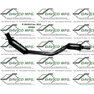 Davico Direct Fit Catalytic Converter and Pipe Assembly for Ford Thunderbird - 193361