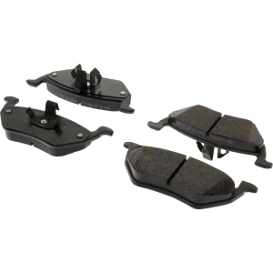 Centric Posi Quiet™ Extended Wear Semi-Metallic Rear Disc Brake Pads for 2007 Ford Escape - 106.10550