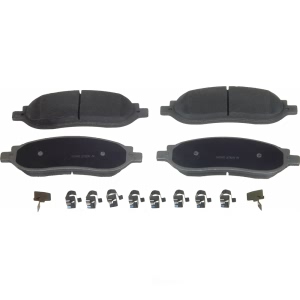 Wagner Thermoquiet Semi Metallic Rear Disc Brake Pads for 2006 Ford F-250 Super Duty - MX1068