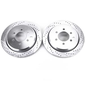 Power Stop PowerStop Evolution Performance Drilled, Slotted& Plated Brake Rotor Pair for Lincoln - AR8591XPR