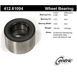 Centric Premium™ Front Driver Side Wheel Bearing for Ford Escape - 412.61004