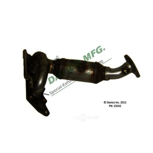 Davico Exhaust Manifold with Integrated Catalytic Converter for Ford Focus - 19242