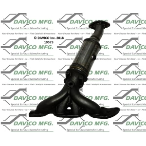 Davico Exhaust Manifold with Integrated Catalytic Converter for Ford Fusion - 19573