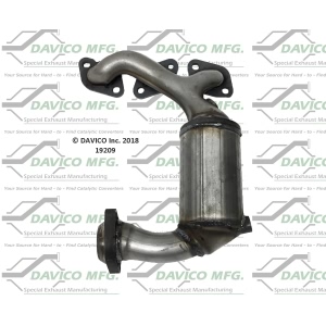 Davico Exhaust Manifold with Integrated Catalytic Converter for Mercury Cougar - 19209