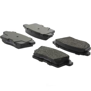 Centric Posi Quiet™ Extended Wear Semi-Metallic Rear Disc Brake Pads for 2008 Lincoln MKX - 106.12590