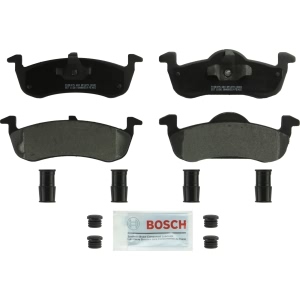 Bosch QuietCast™ Premium Organic Rear Disc Brake Pads for 2008 Lincoln Navigator - BP1279